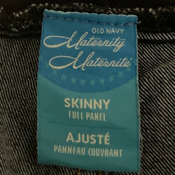 Old Navy Maternity Skinny Jeans Full Panel Dark Wash‎ Denim Size 18R - Picture 9 of 11
